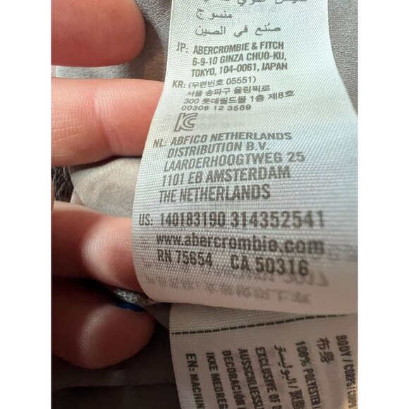 Abercrombie & Fitch Women's  Silky Lace Trim Camisole Top M Grey Y2K - Picture 4 of 8